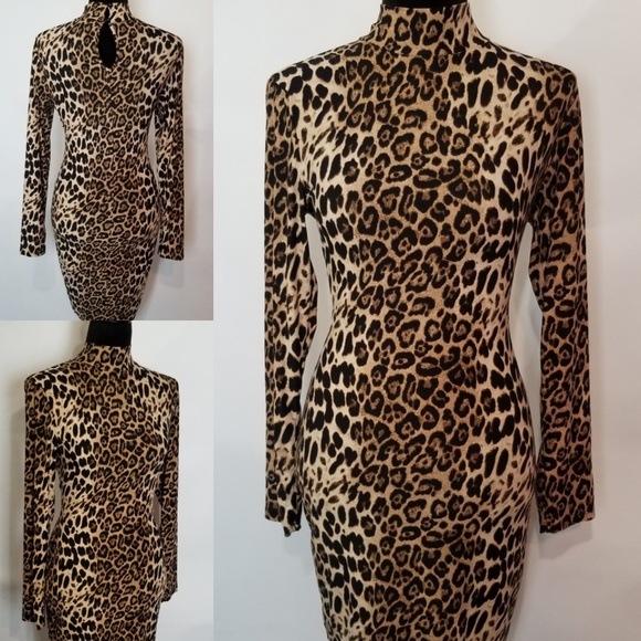 Leopard Bodycon Dress - Picture 5 of 7
